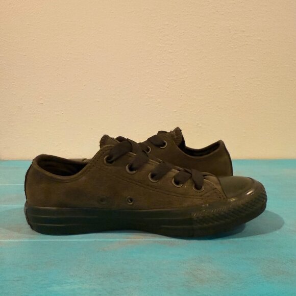 Converse All Star Low-Top Olive Green Suede Sneakers 162466C Women 5.5 - Picture 6 of 9
